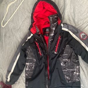 Weatherproof Ski Jacket. Fleece in the inside! kids:10-12